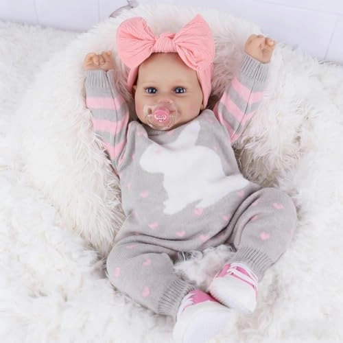 Maddie Reborn Baby Doll - 20 Inch Full body vinyl girl Ages 3+