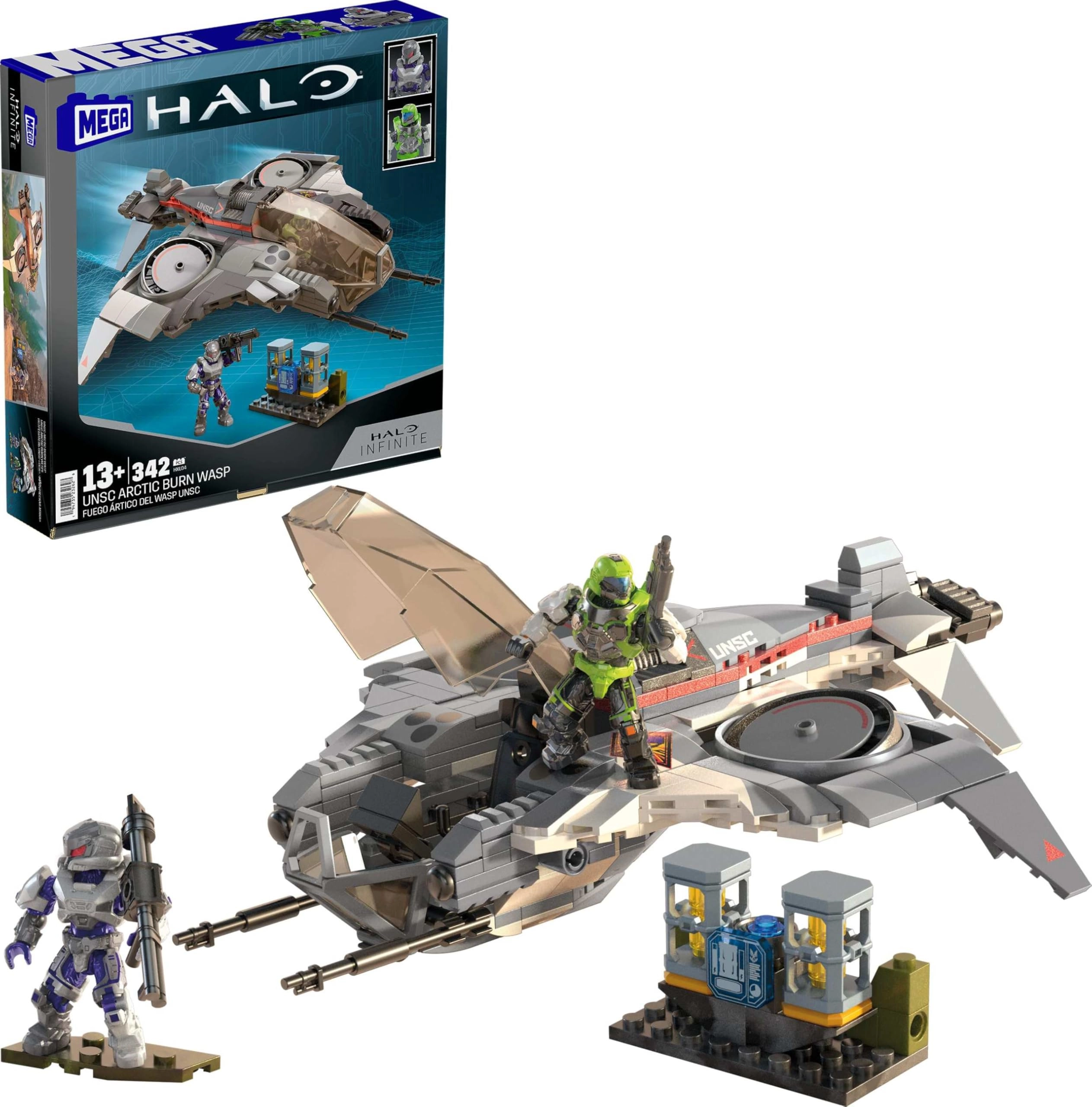 MEGA UNSC Arctic Burn Wasp - 342 Pieces 2 Poseable Figures
