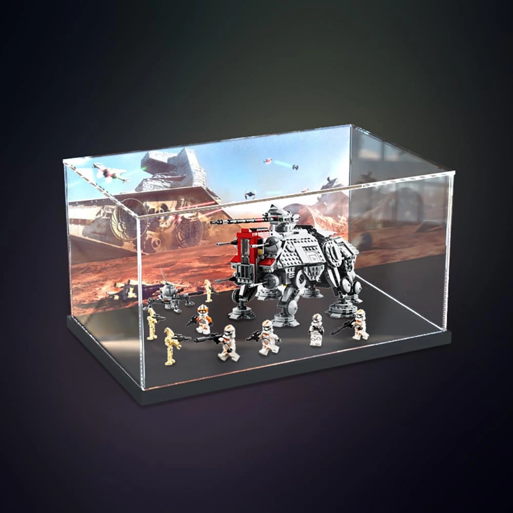 Shengor Acrylic Display Case - 50 x 30 x 23 cm for 75337