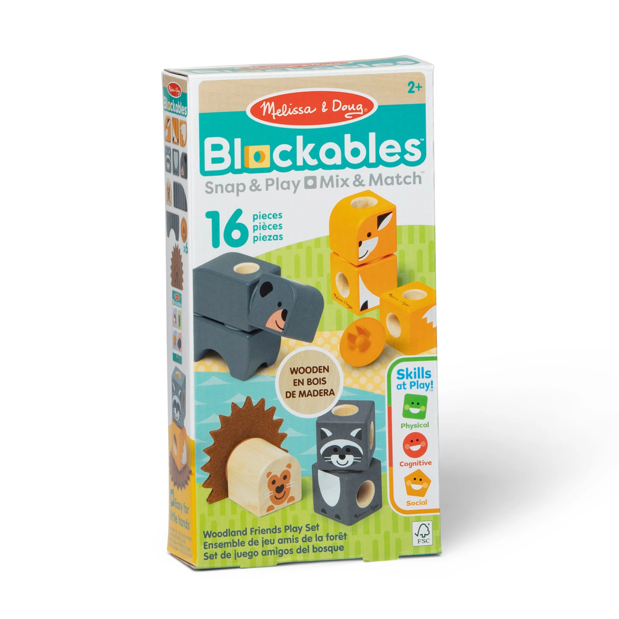 Blockables Woodland Friends Playset - 16 pcs