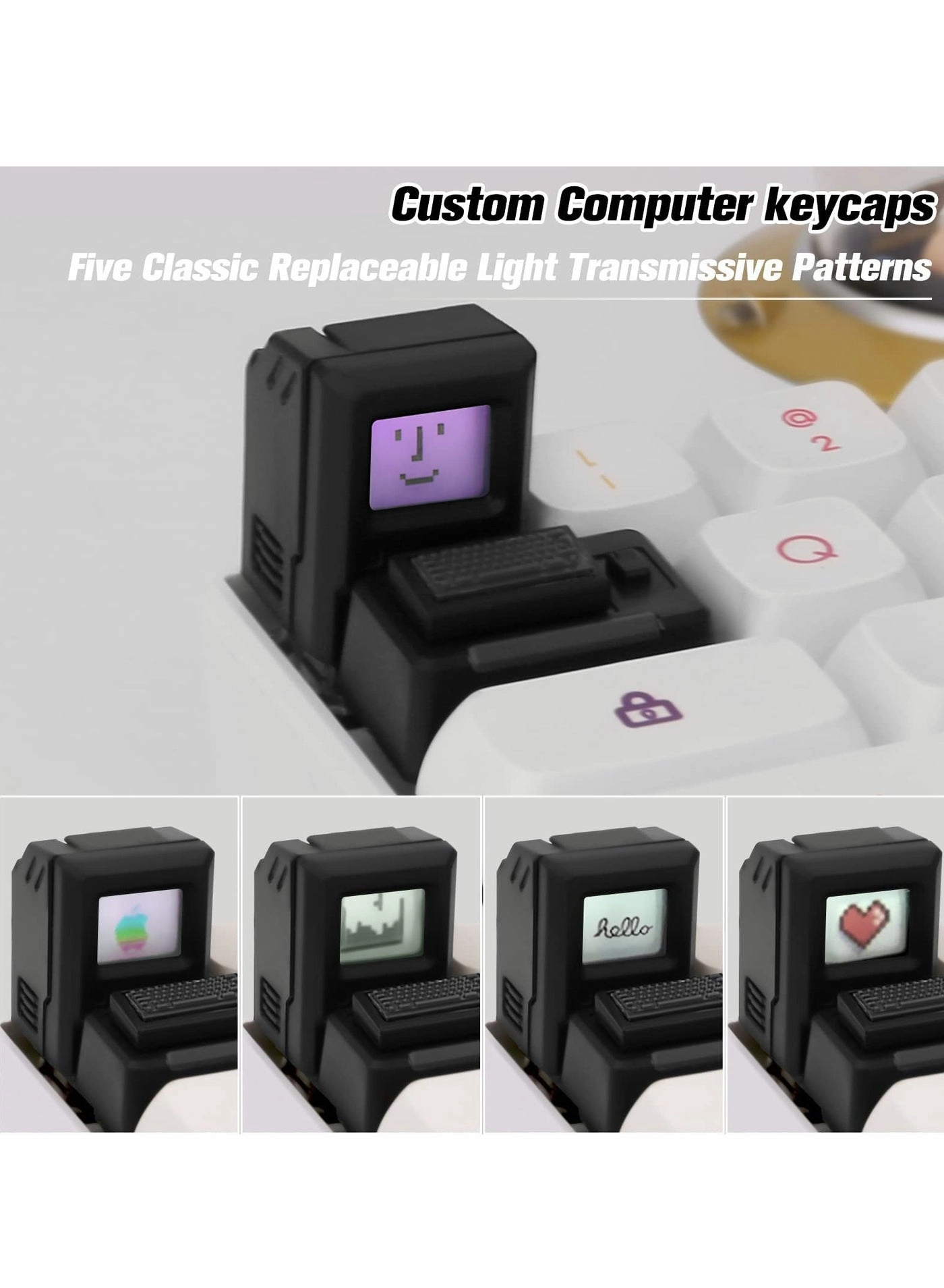 Custom Keycaps - Magnetic Light-transmitting Black GK61 GK64