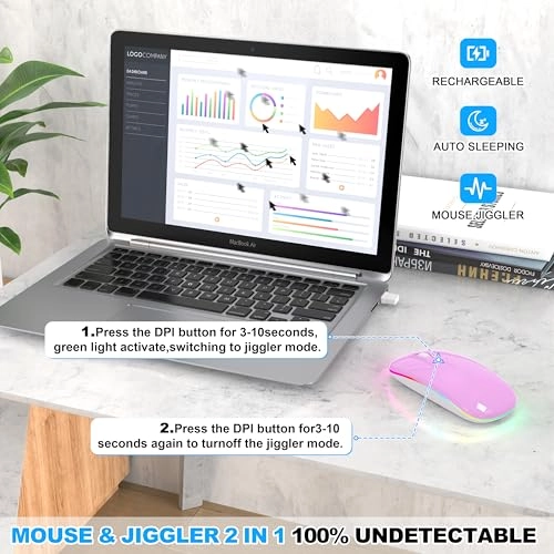 Rechargeable Silent Slim Mouse - Bluetooth