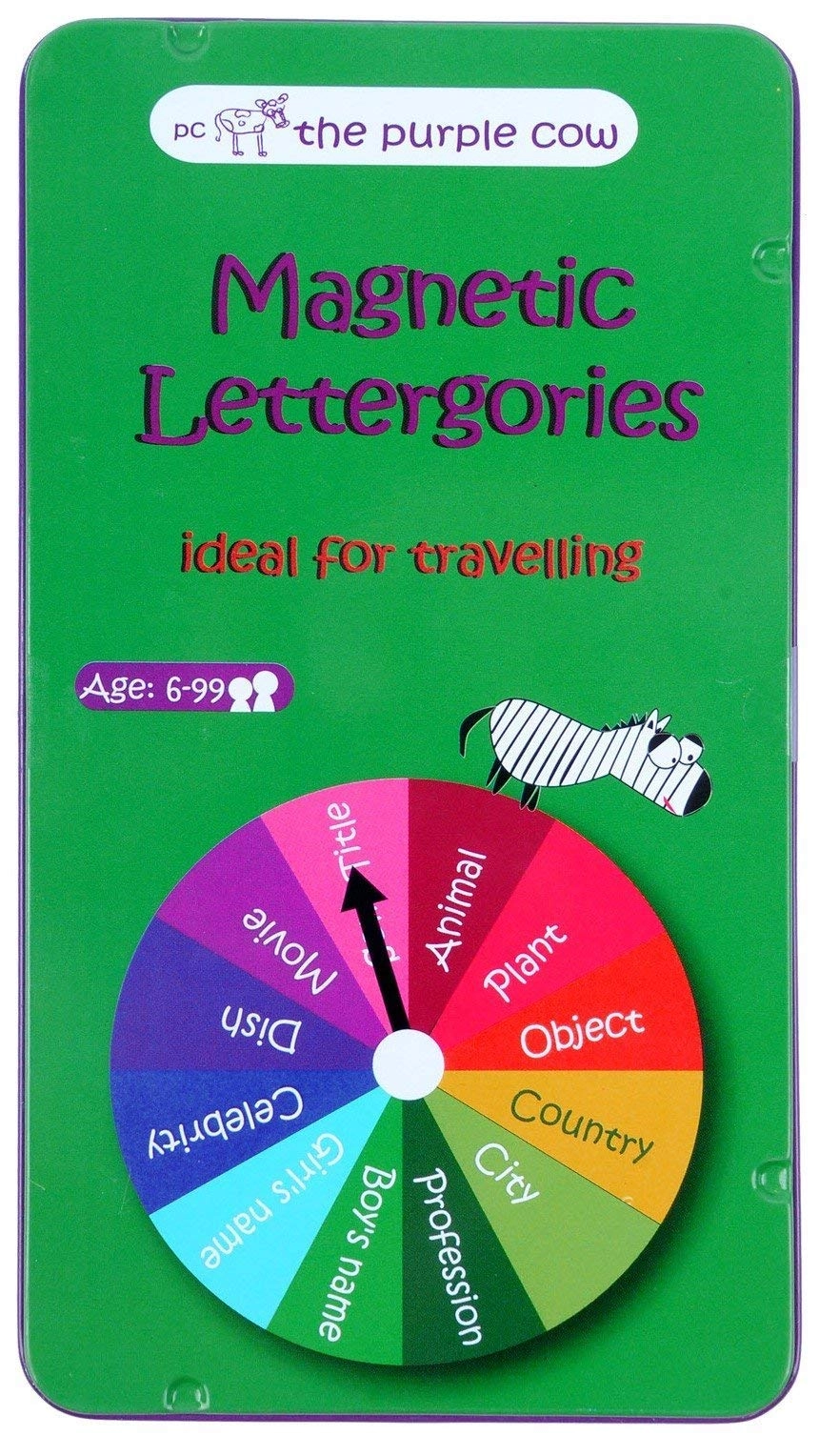 The Purple Cow Lettergories: to Go Travel Game