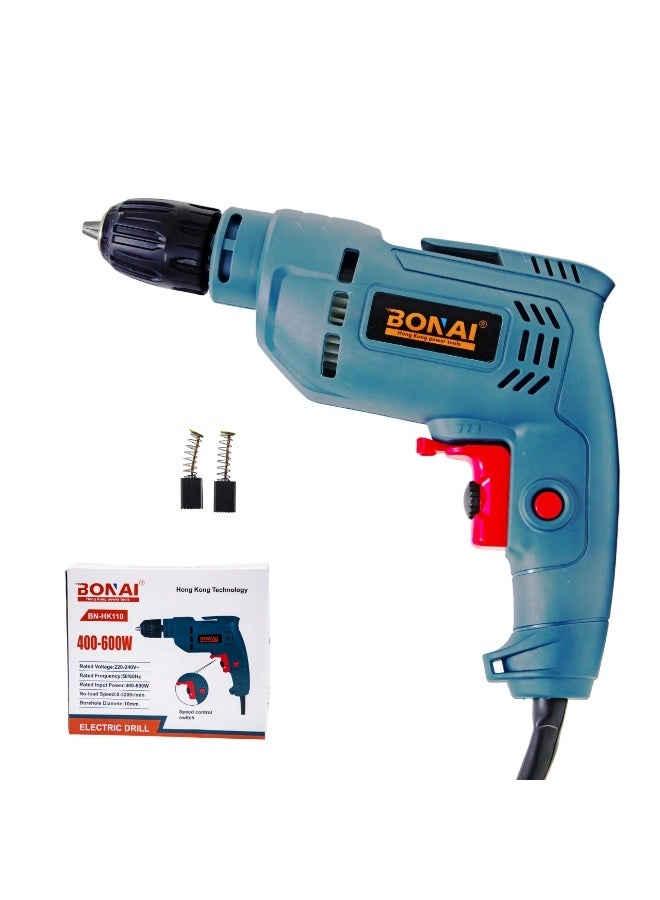BONAI BN-HK110 - 600 W 10mm keyless chuck Variable speed