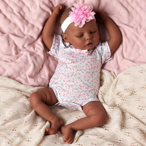 Mia Reborn Baby Doll - 17-Inch Vinyl Ages 3+ Set