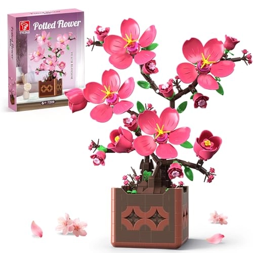 Botanicals Peach Blossom Potted - Floral 602pcs