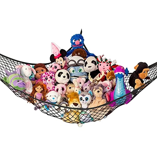 Stuffed Animal Hammock - 67"x47"x47" White
