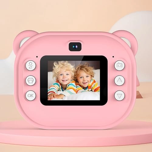 Instant Print Camera - 48MP Pink