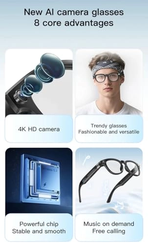 AI Smart Glasses - Real Time Translation Voice Assistant