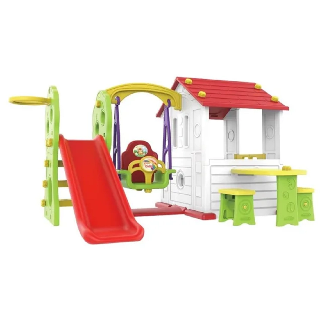 Sun N Shine Playhouse - 130 x 50 x 73 cm Multi Colour