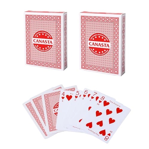 Canasta Cards - 2-Deck Red