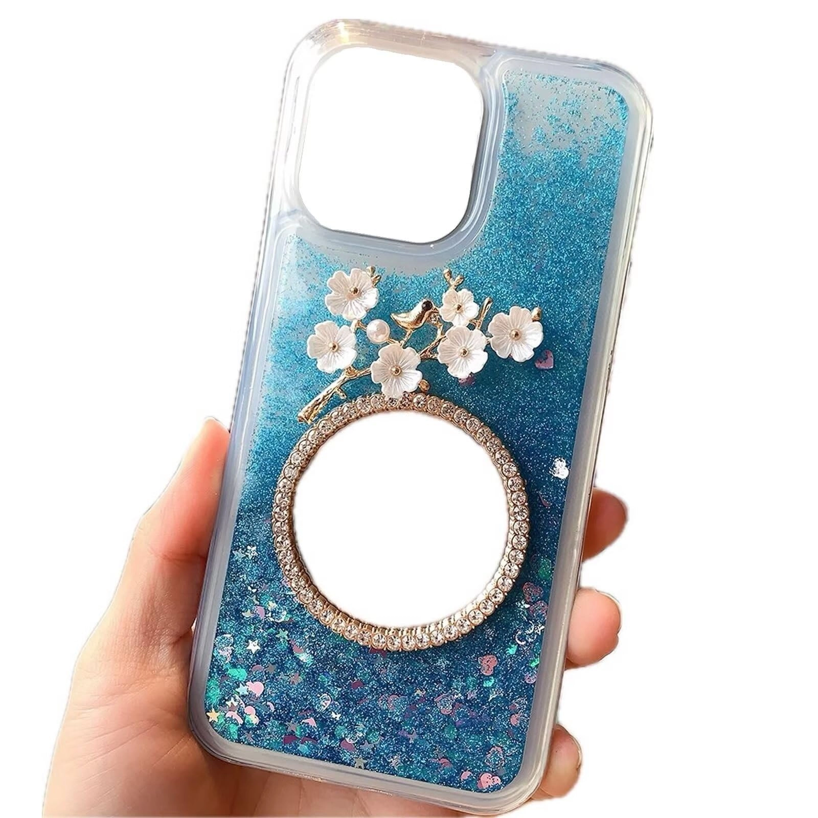 Tivenfezk Floating Liquid Case - Thermoplastic Polyurethane for Samsung Galaxy S20