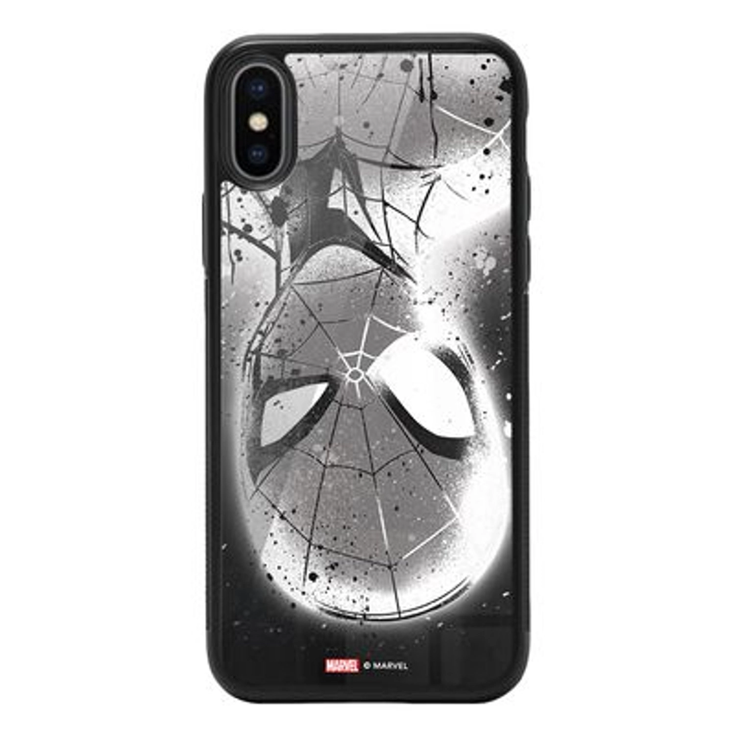 Wackylicious Spiderman Spray paint Back Case for iPhone Xs