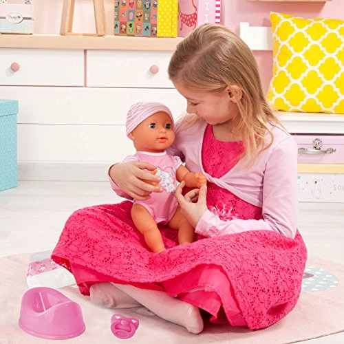 PICCOLINA NEWBORN BABY DOLL - 40 cm drink and wet sleeping eyes