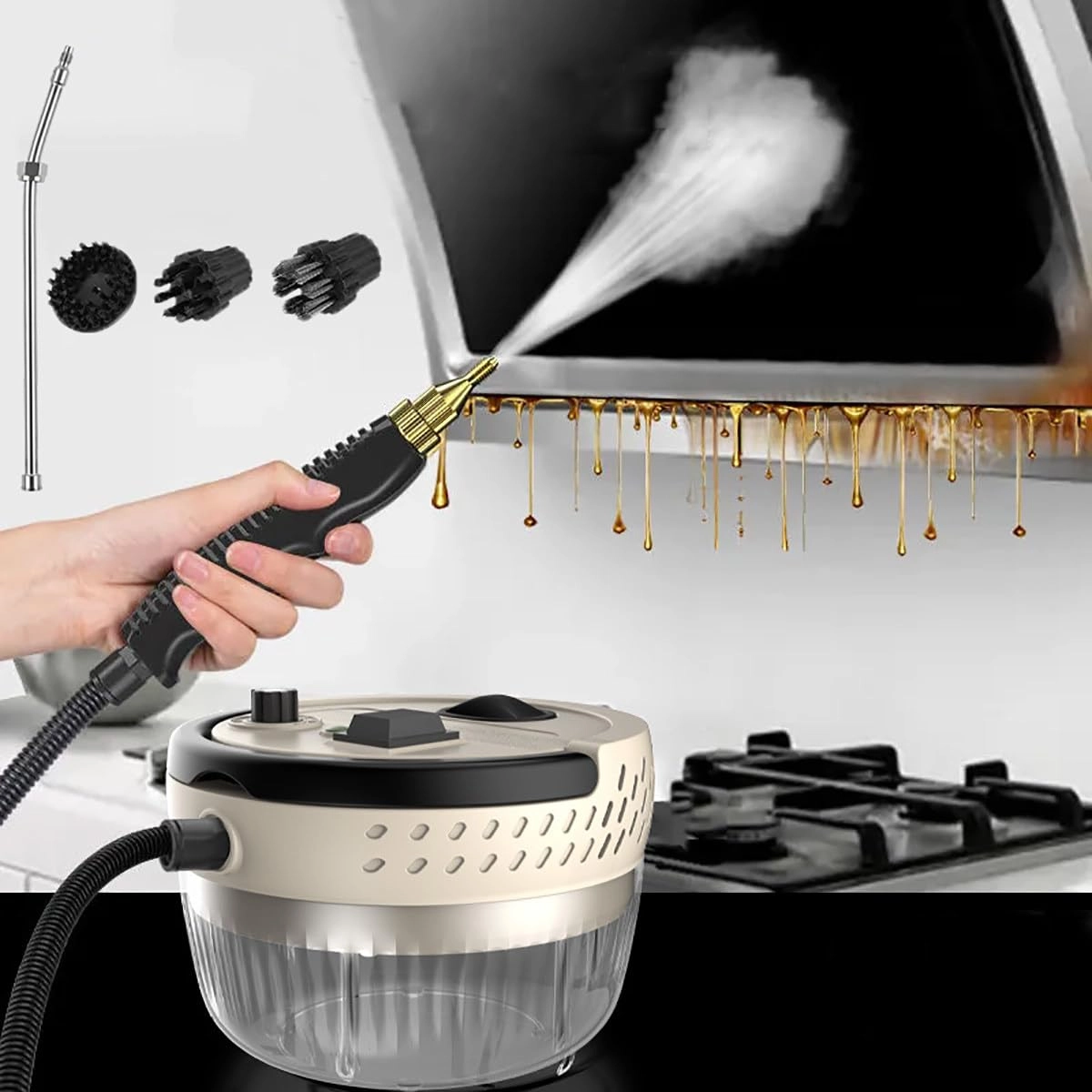 WhFKLca Steam Cleaner - 5.5BAR 1400ml