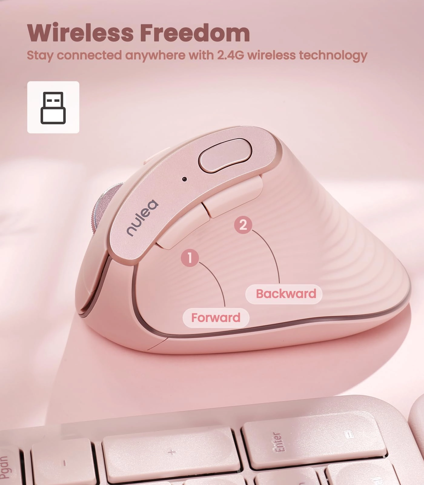 M510 Vertical Mouse - Wireless