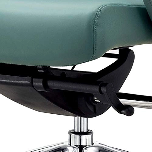 Desk Chair - PU Leather Brown High Back