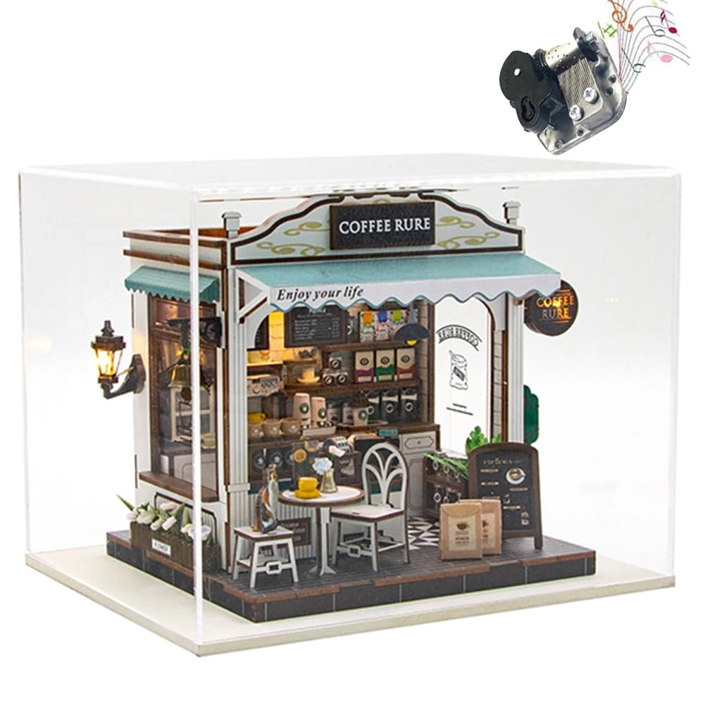 3D Wooden Puzzle Bookshelf Insert - Library of Books 1:24