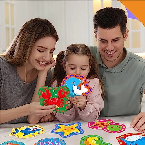 Lacing Cards - Kid 9 Pieces