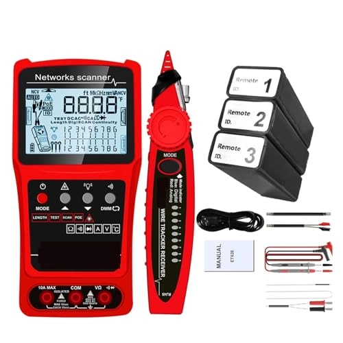Network Cable Tester - 3in1 Multimeter Visual Fault Locator