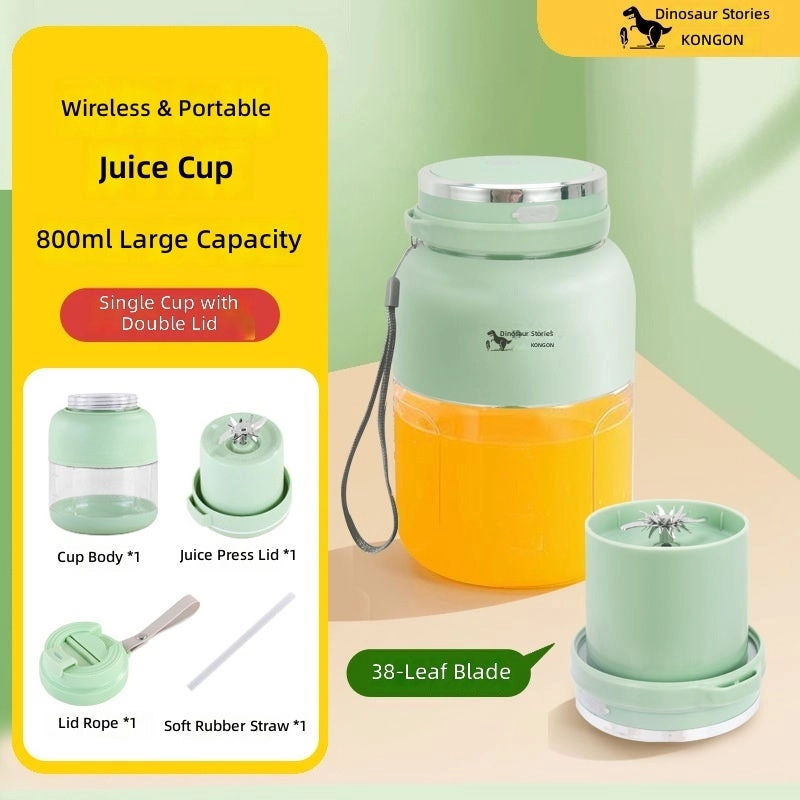 Zhaiyou Portable Juicer - 800ml 1300ml Cordless USB Rechargeable