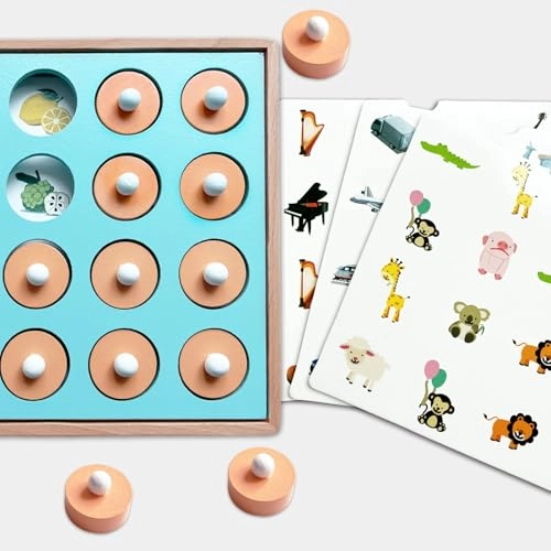 Wooden Memory Match Game - 3+ 40 pieces