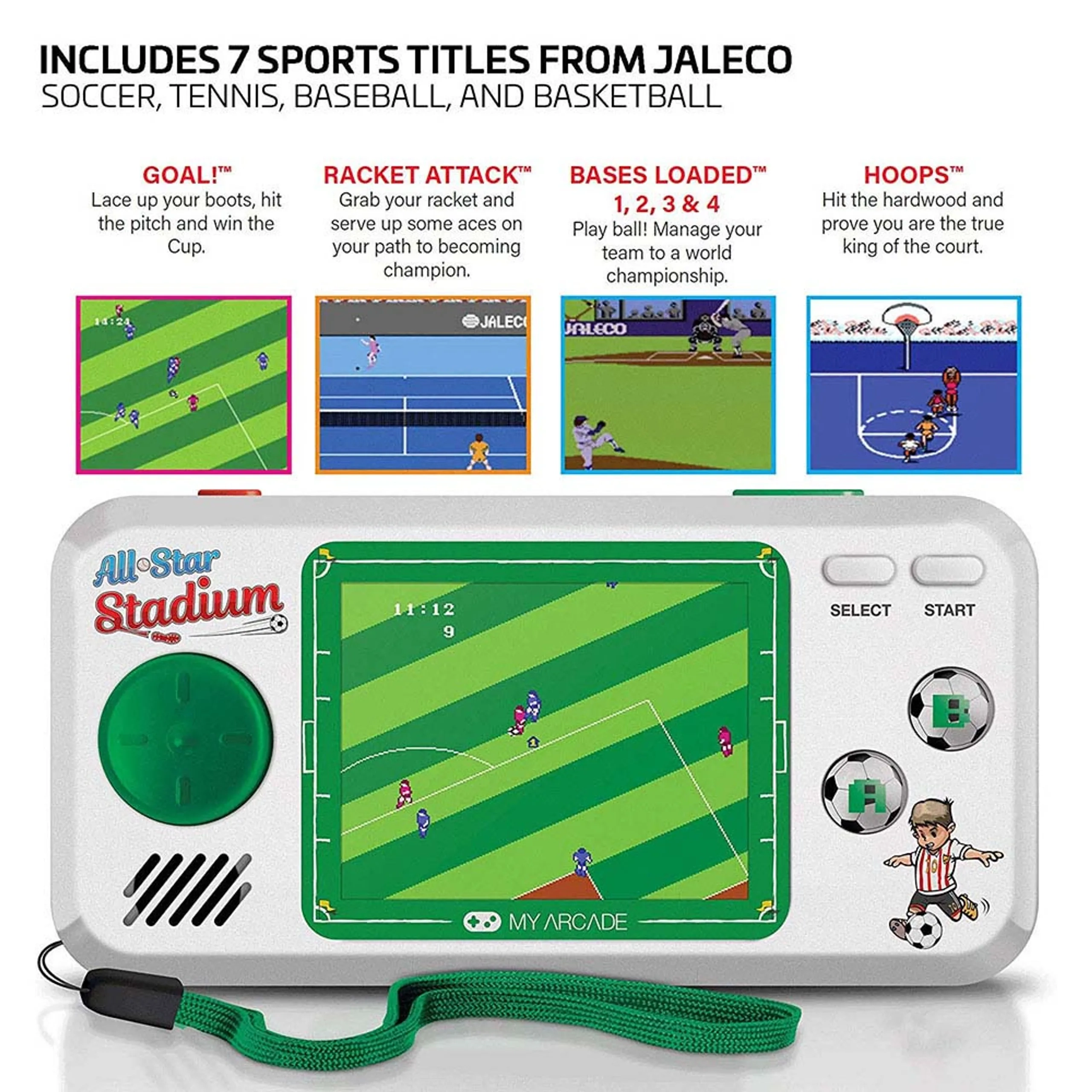 All-Star Arena Pocket Player - 300 Games 2.75" screen