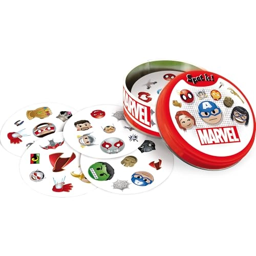 Spot It!: Marvel Emoji - Card Game Multilingual Edition