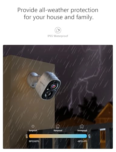 Wifi Battery Security Camera 2.5K