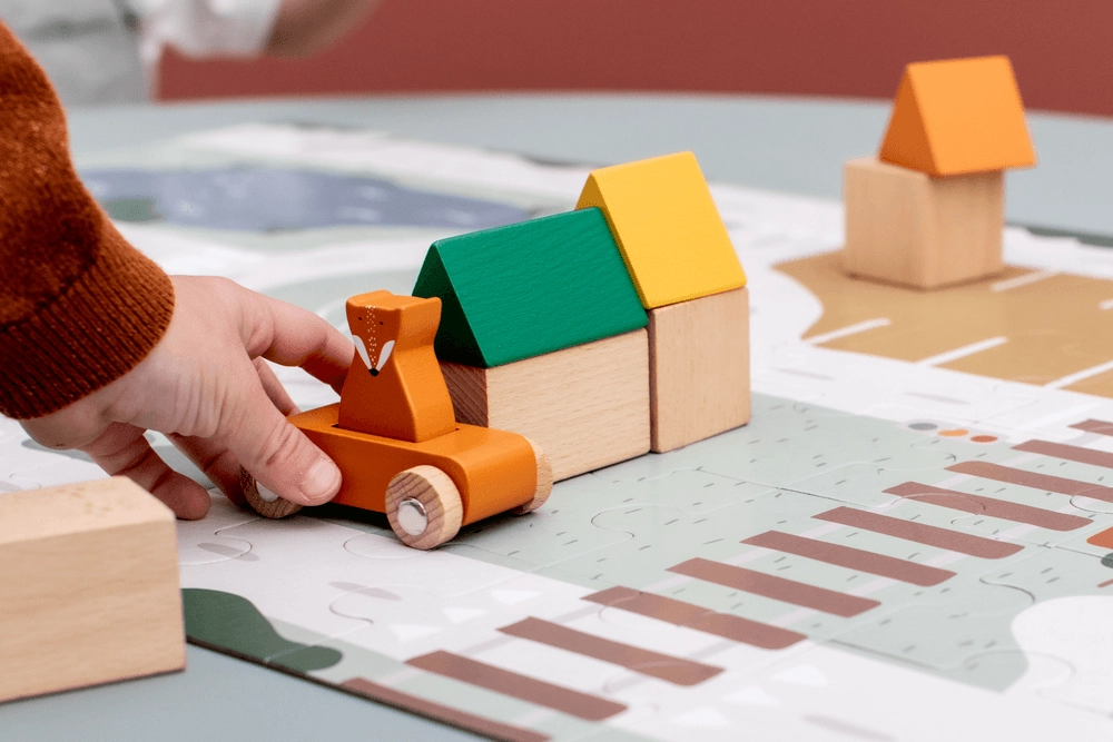 Wooden Road Puzzle - Suitable for 24 months and above