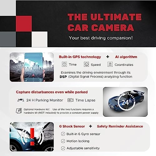 Dash Cam Dual 2160 X 1440 pixels