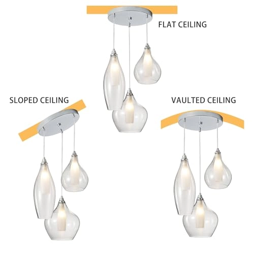 Modern LED Chandelier - 3000-6000K Dimmable