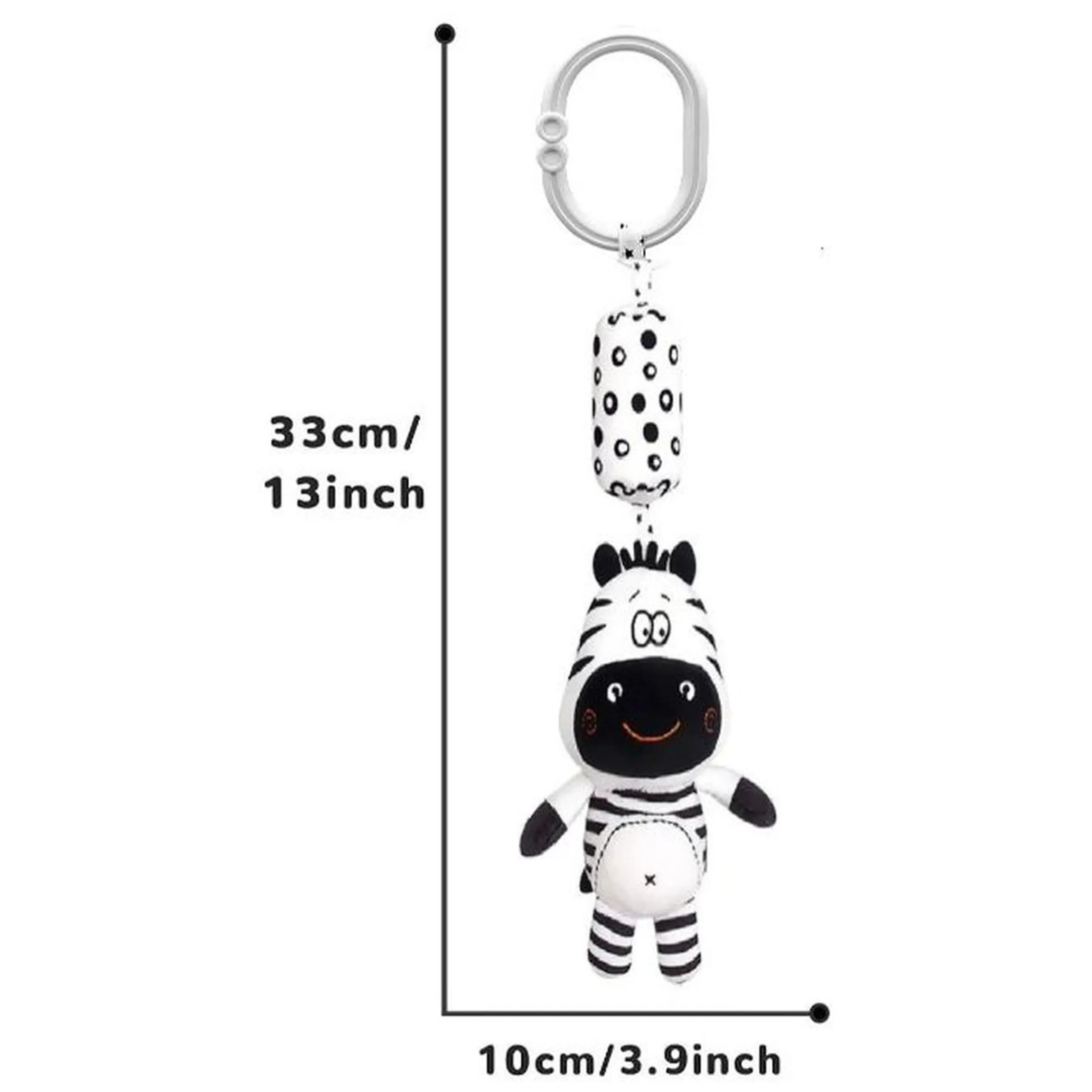 Baby Stroller Plush Hanging Mobile Rattle Toy - Suitable for 3 months and above