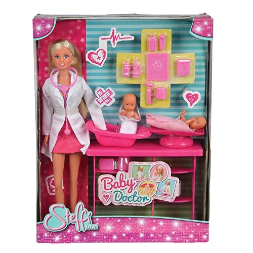 Steffi Love Baby Doctor Playset - 11.41 inches 2 Babies Ages 3+