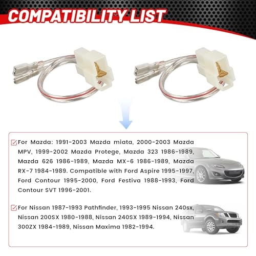 Door Speaker Wiring Harness Adapter - 4 PCS