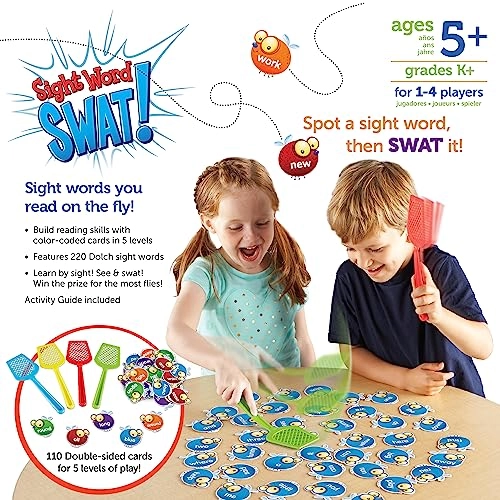 Sight Word Swat - 5+ 114 pieces