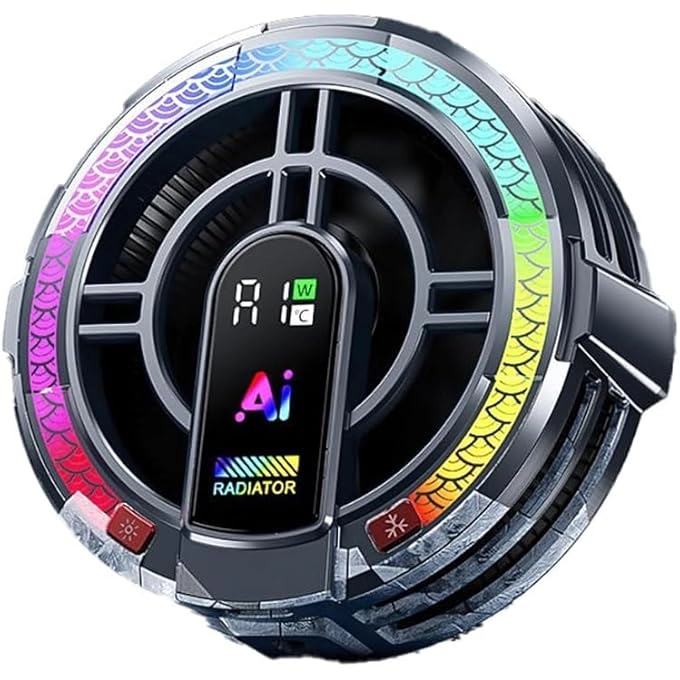 Magnetic Tablet Cooler - 4 Levels Temperature Control Semiconductor Cooling Fan