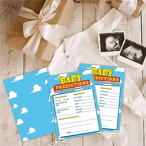 Baby Shower Prediction And Advice Cards - 30 PCS Baby shower