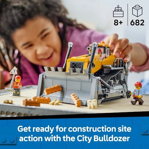 City Yellow Bulldozer (60466)