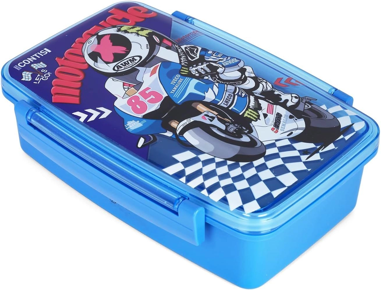 Bento Lunch Box With Spoon And Fork - Astronaut Blue 1000ml