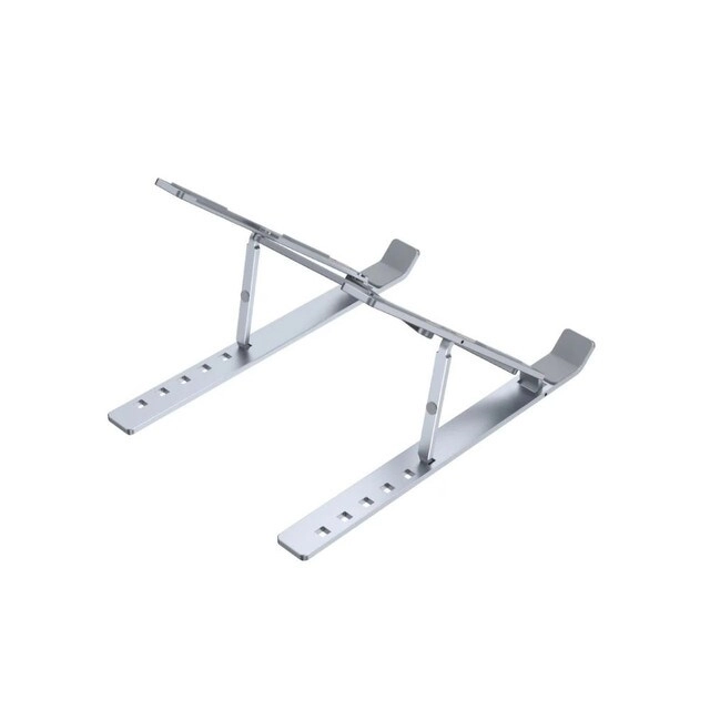 Premium Mechanical Foldable Laptop Stand - 6 adjustable levels aluminium-alloy