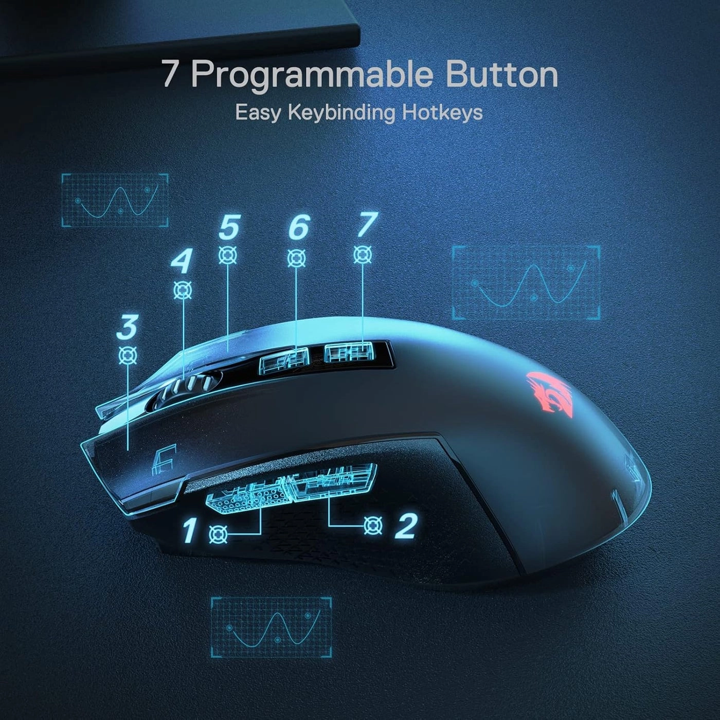 M693 Wireless Gaming Mouse - Bluetooth