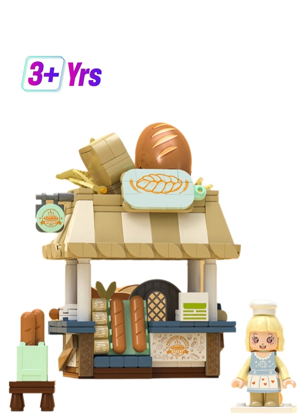 Bakery Model Set - Bakery 567pcs