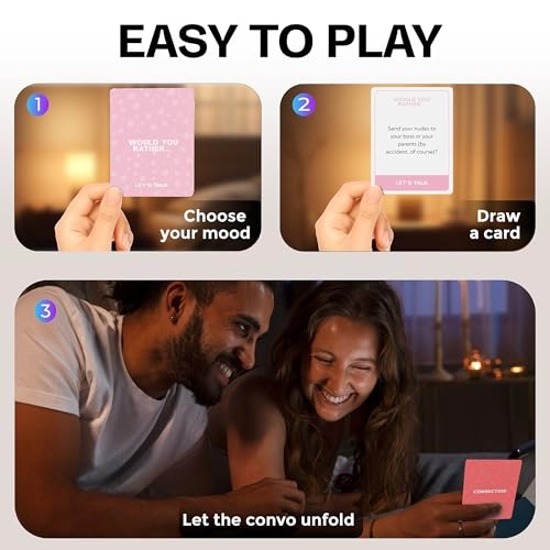 LET'S TALK - 220 Conversation Cards Couples Game