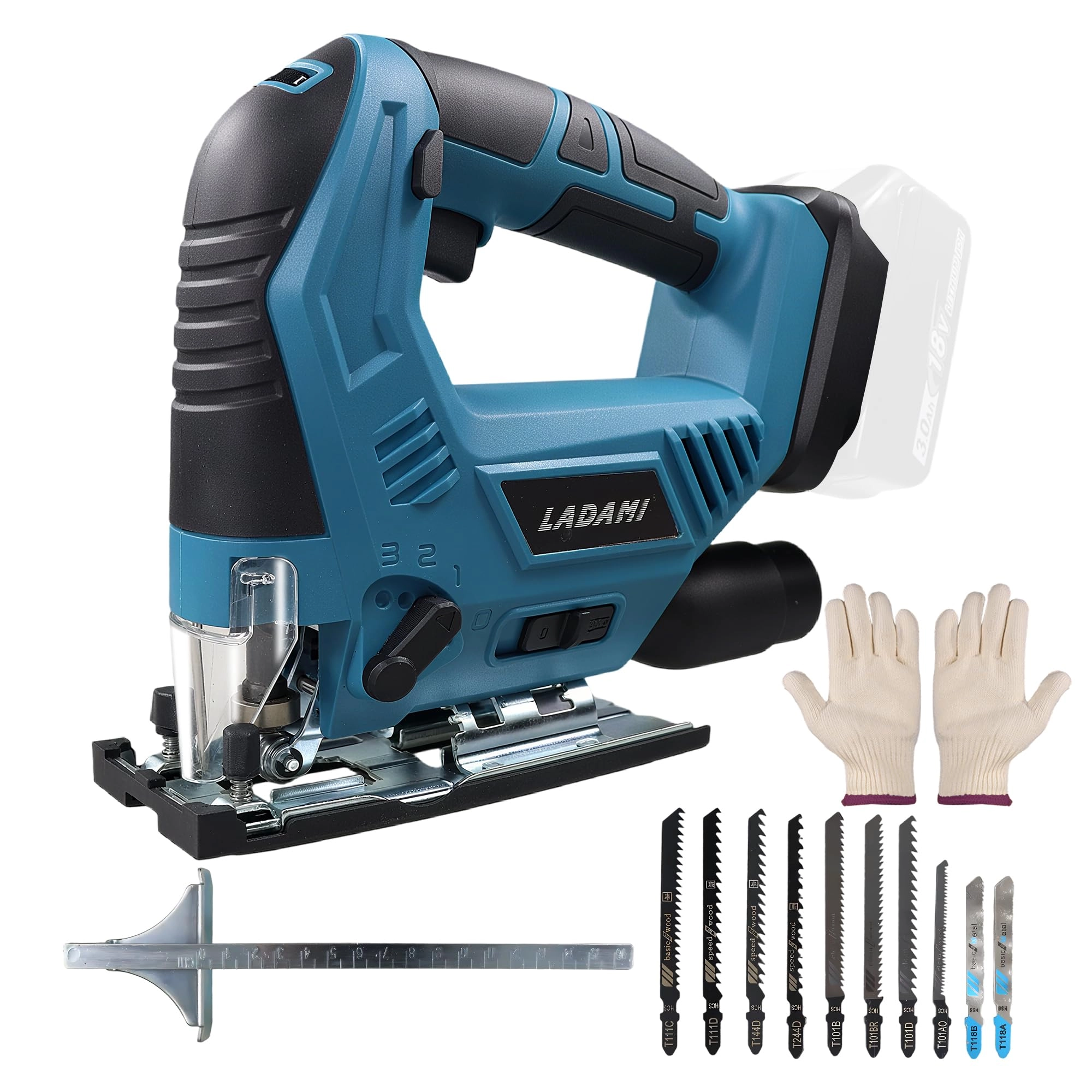LADAMI Cordless Jigsaw - 750 watts