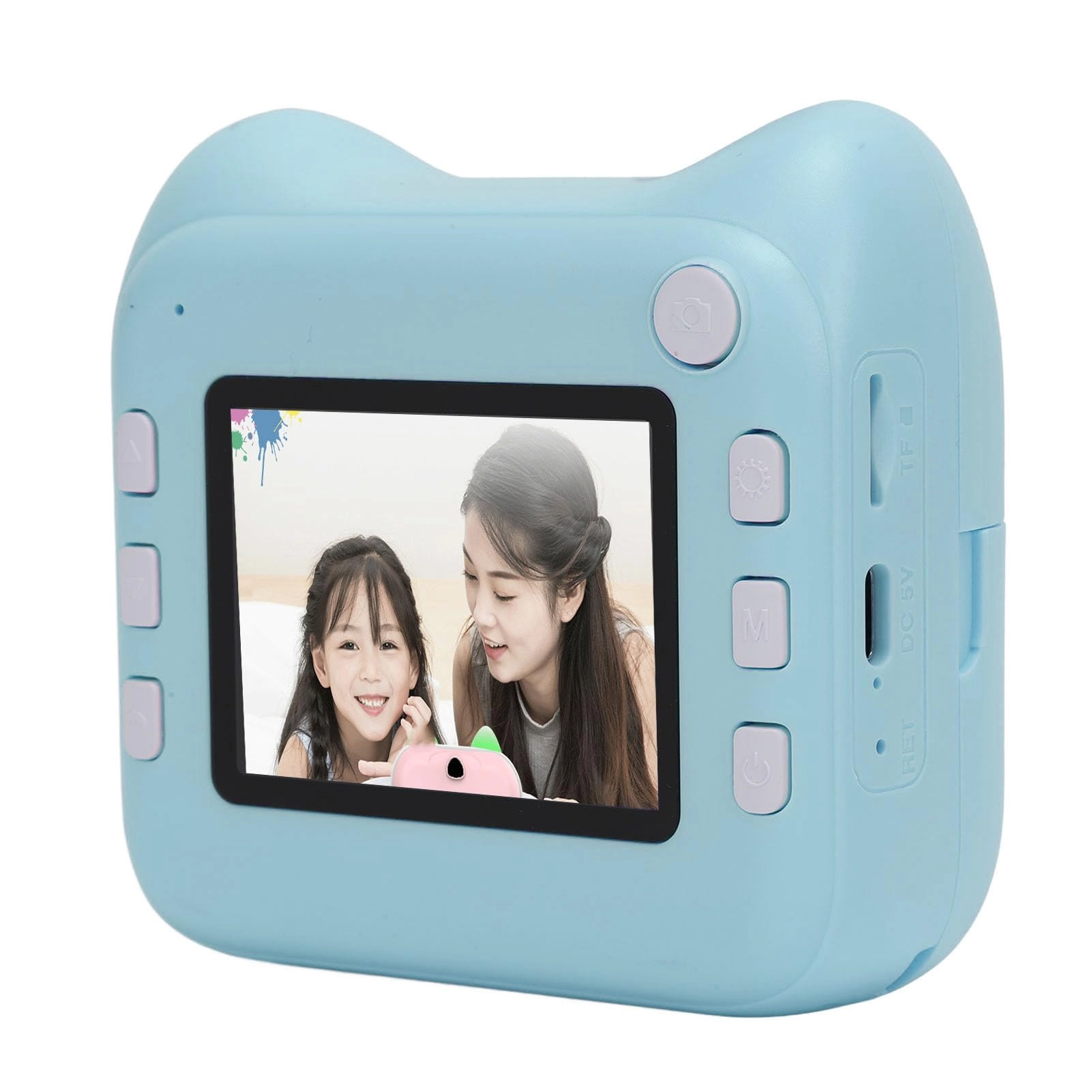 1080p Instant Print Camera - Blue Portable