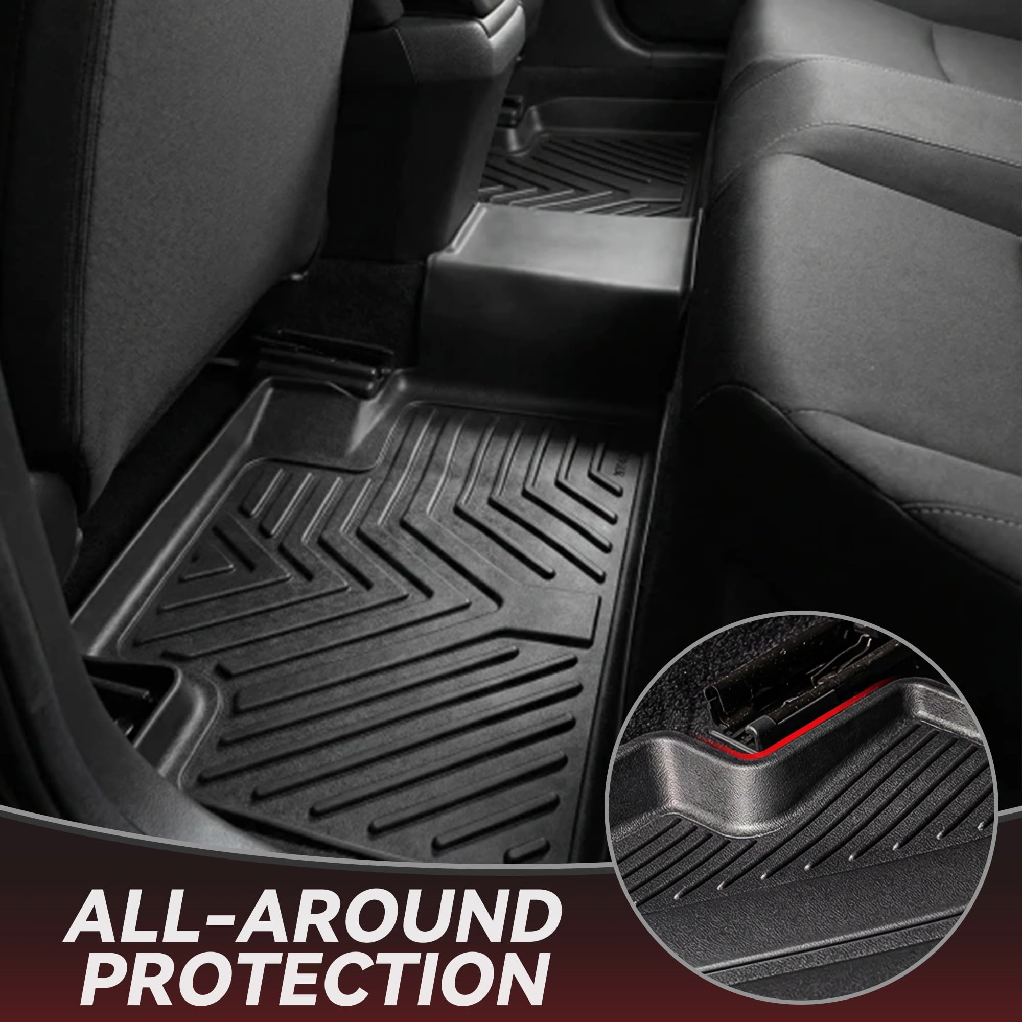 Floor Mats & Trunk Mat - Honda Accord 2026 2025 2024 2023 1st, 2nd Row and Cargo Liners