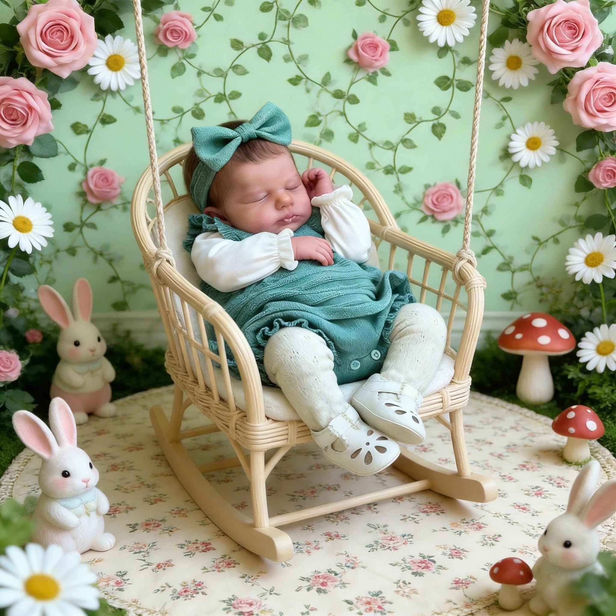 LOULOU Reborn Baby Doll - 20 Inch Vinyl Girl Ages 3+