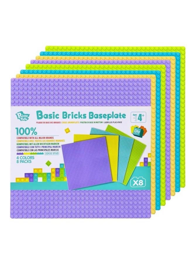Pairez Toys Classic Baseplates - 8 pcs