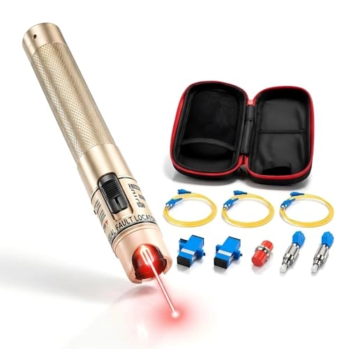 RAINLEOTI Visual Fault Locator Kit - ST SC FC LC Fiber Fault Detection